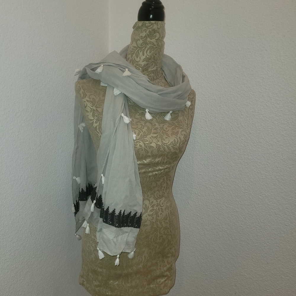 J.Jill Pashmina Shawl Scarf NWT